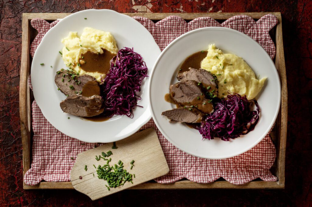 Wildschwein-Sauerbraten